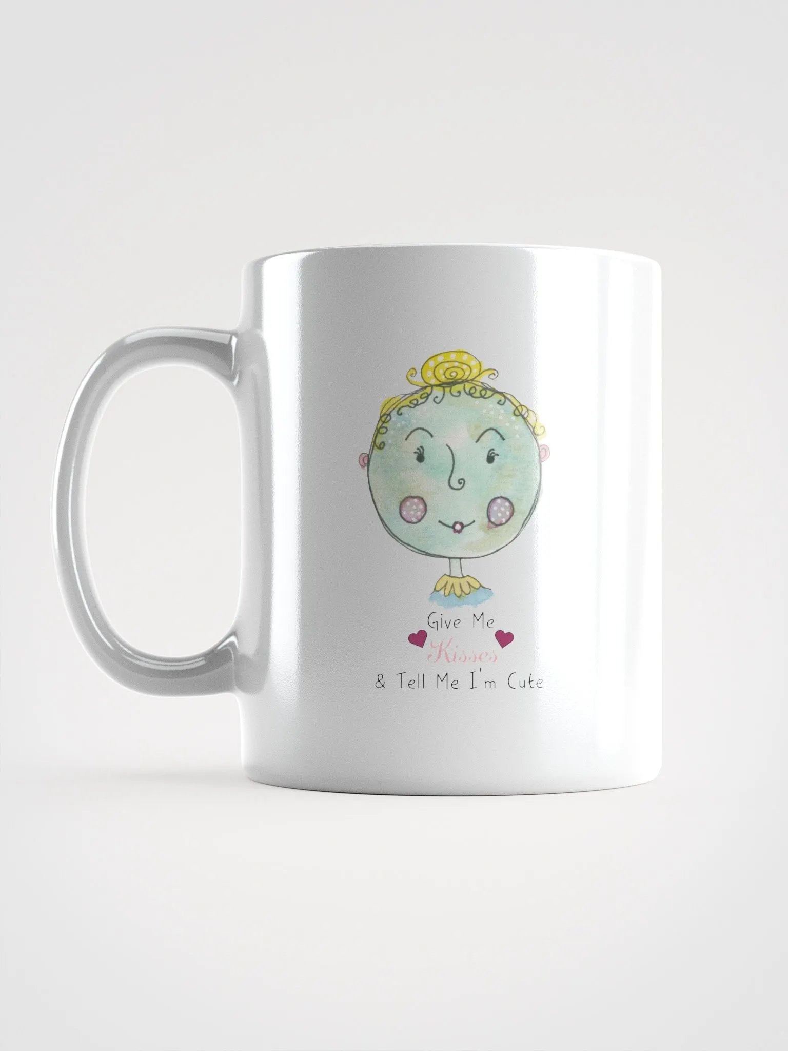 Whimsical Give me Kisses and Tell Me I'm Cute Mug product image (1)