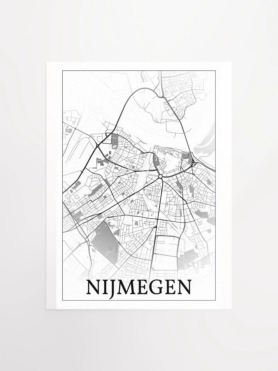 Nijmegen, Netherlands, city map print product image (2)