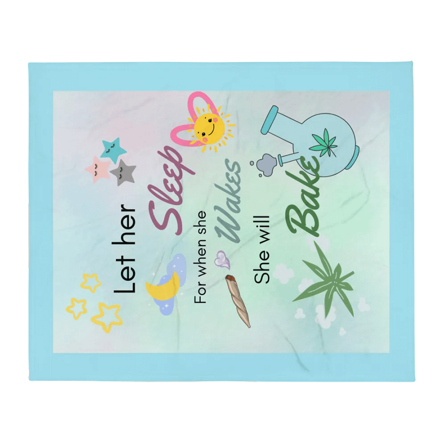 Cutesy Wake and Bake Throw Blanket product image (1)