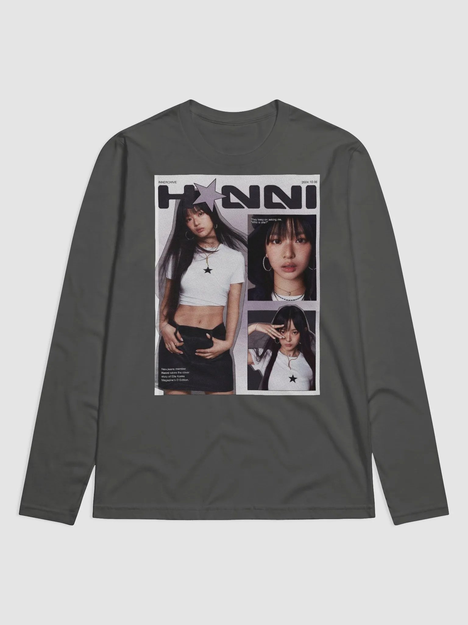 HANNI from New Jeans Unisex Long Sleeve T-shirt product image (1)