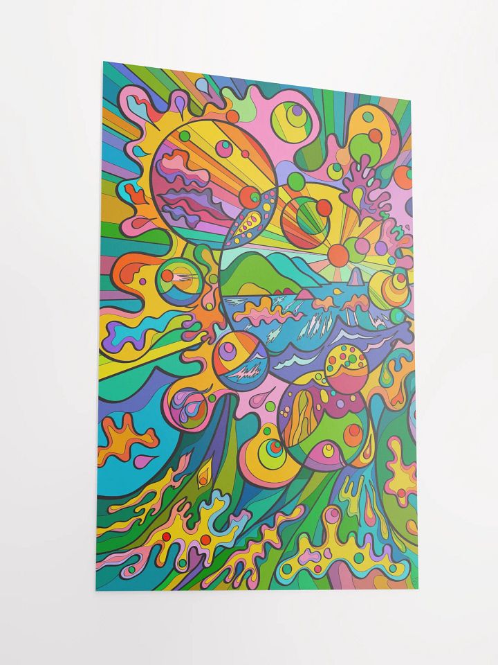 Vibrant Matte Poster Prints - Bright Sea Bubbles product image (2)