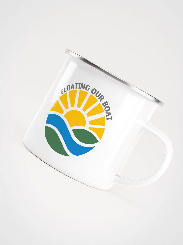 Sunrise Serenity Enamel Mug product image (1)