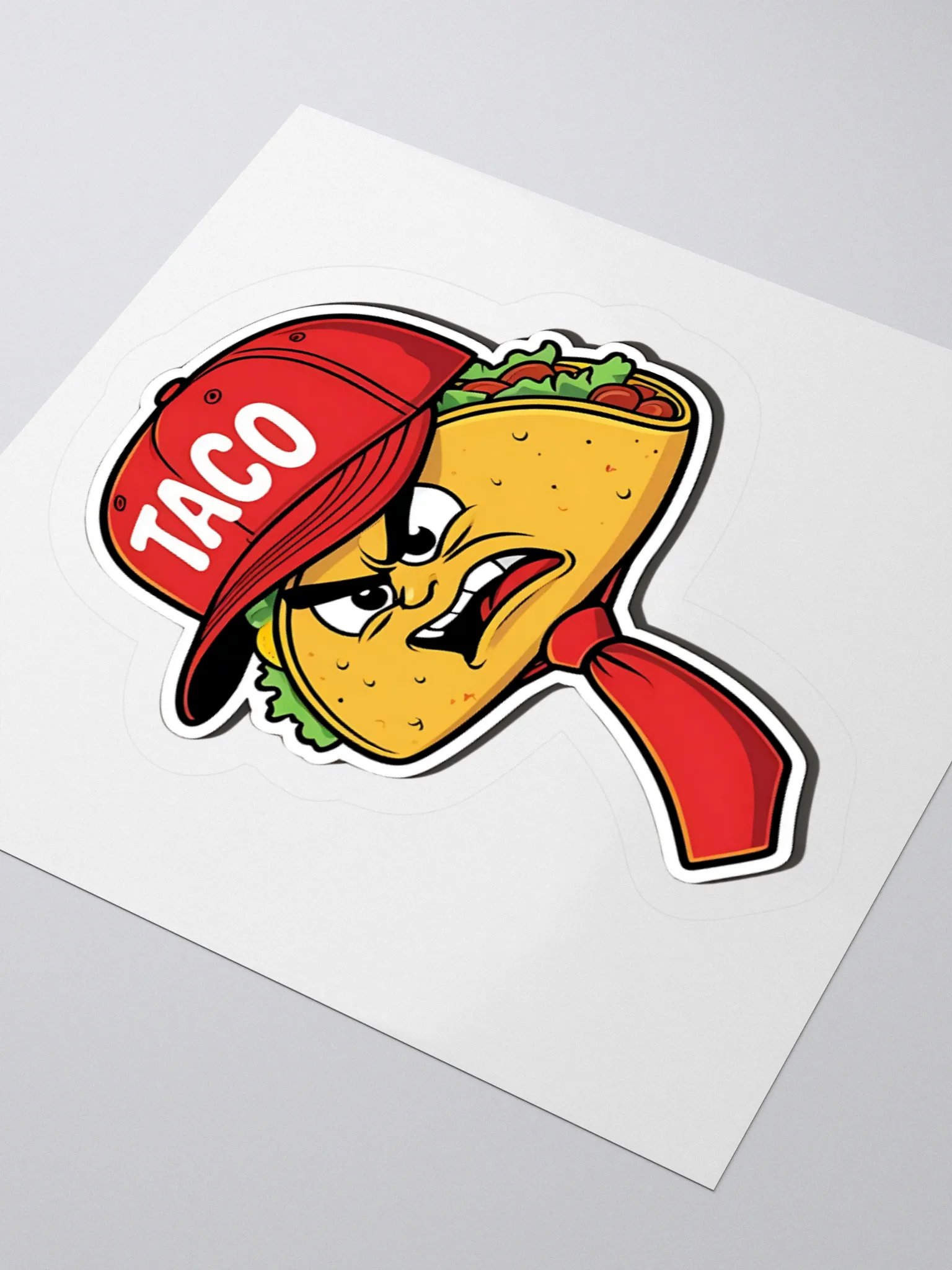 President Taco Kiss Cut Sticker product image (7)