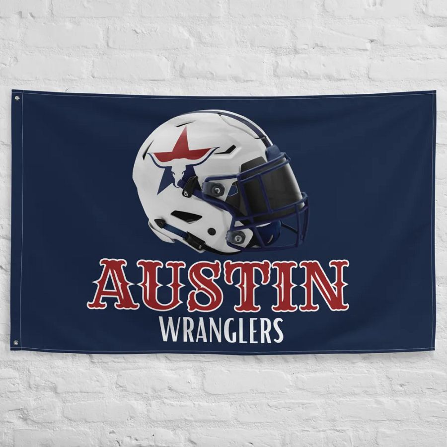 Austin Wranglers Team Flag product image (10)