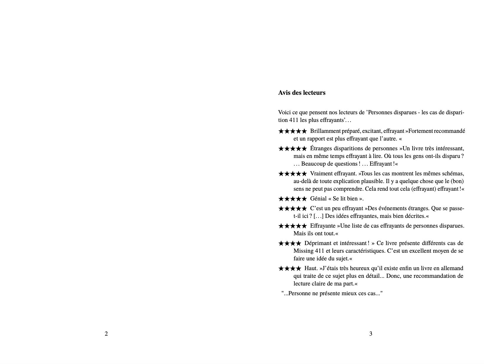 Personnes Disparues - Le plus effrayant «Missing 411» cas - pdf product image (2)