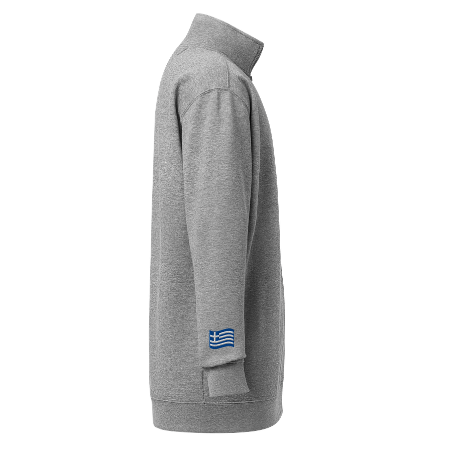 HDNJ & Greek Flag Embroidered Fleece 1/4 Zip product image (2)