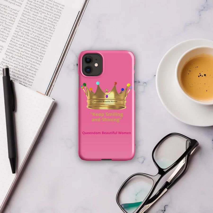 Queendom Beautiful Women iPhone® Snap Case (Pink) product image (3)