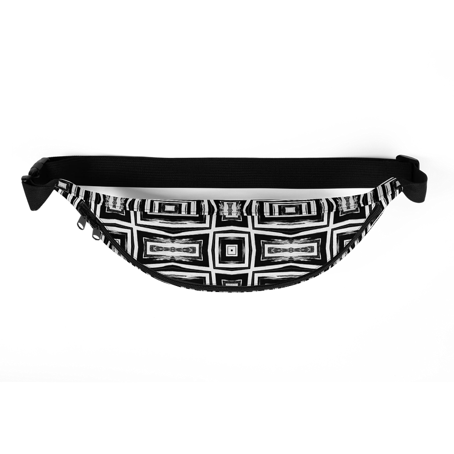 Abstract Monochrome Repeating Pattern Fanny Pack product image (9)