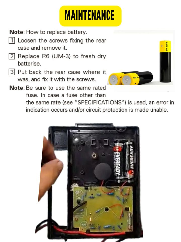 eBook - BROADWAY YX 360 TRD Analog Multimeter/Multitester: How to use it. For beginners product image (2)