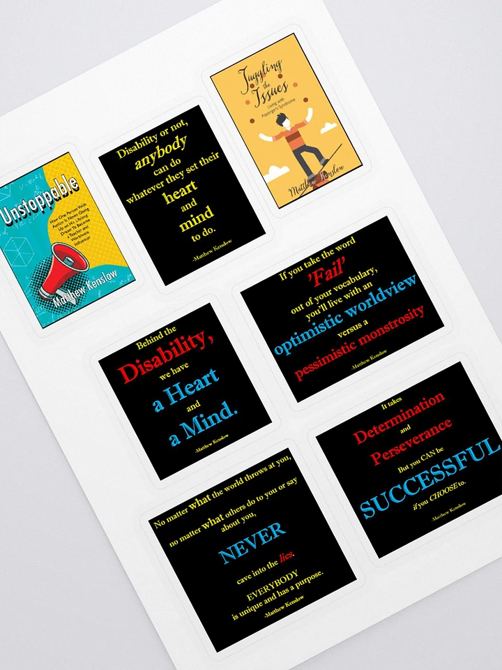 Stickers of Quotes and Books by Matthew Kenslow product image (1)