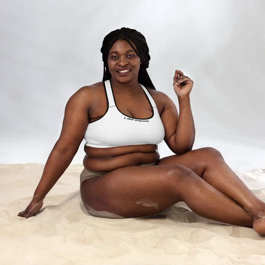 Jog bra I am strong product image (4)