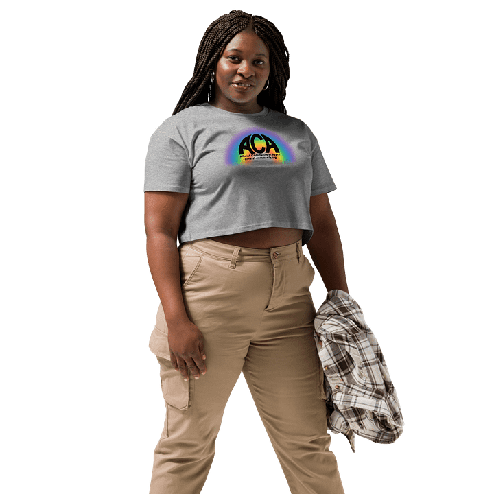 The Atheist Community of Austin Rainbow Crop Top product image (47)