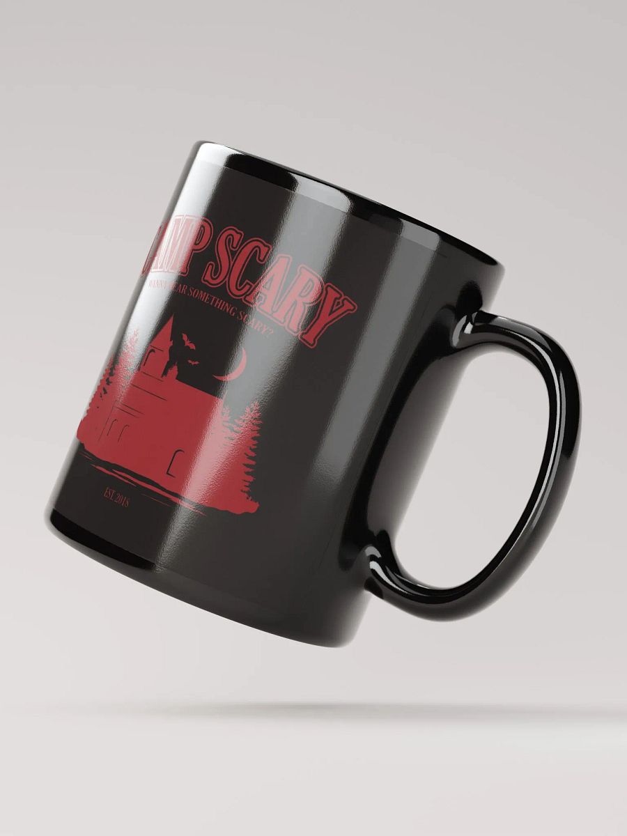 Camp Scary Black Glossy Mug product image (5)