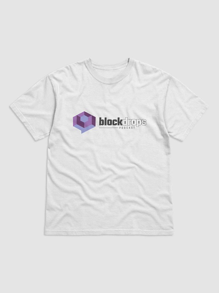 BlockDrops Tee - Black Logo product image (1)
