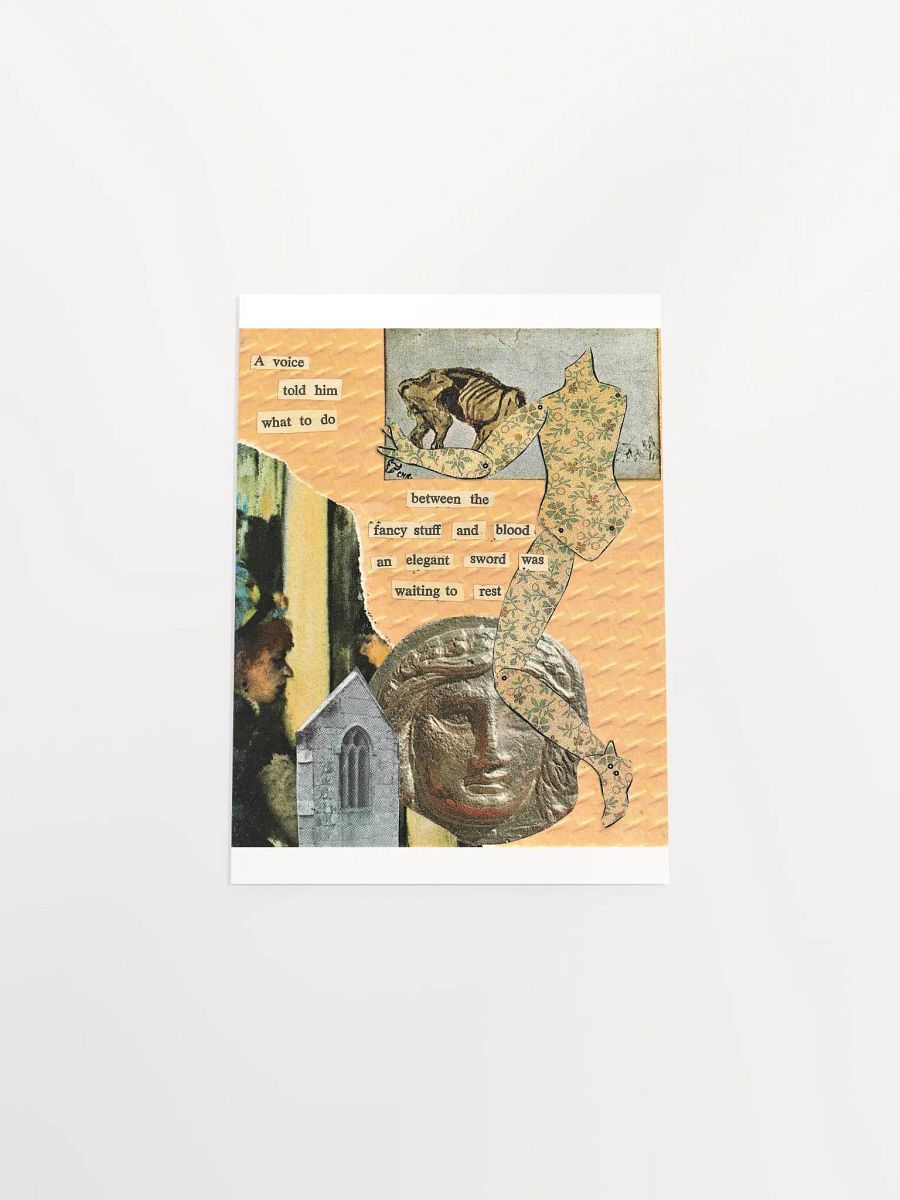 a voice told him what to do print product image (7)