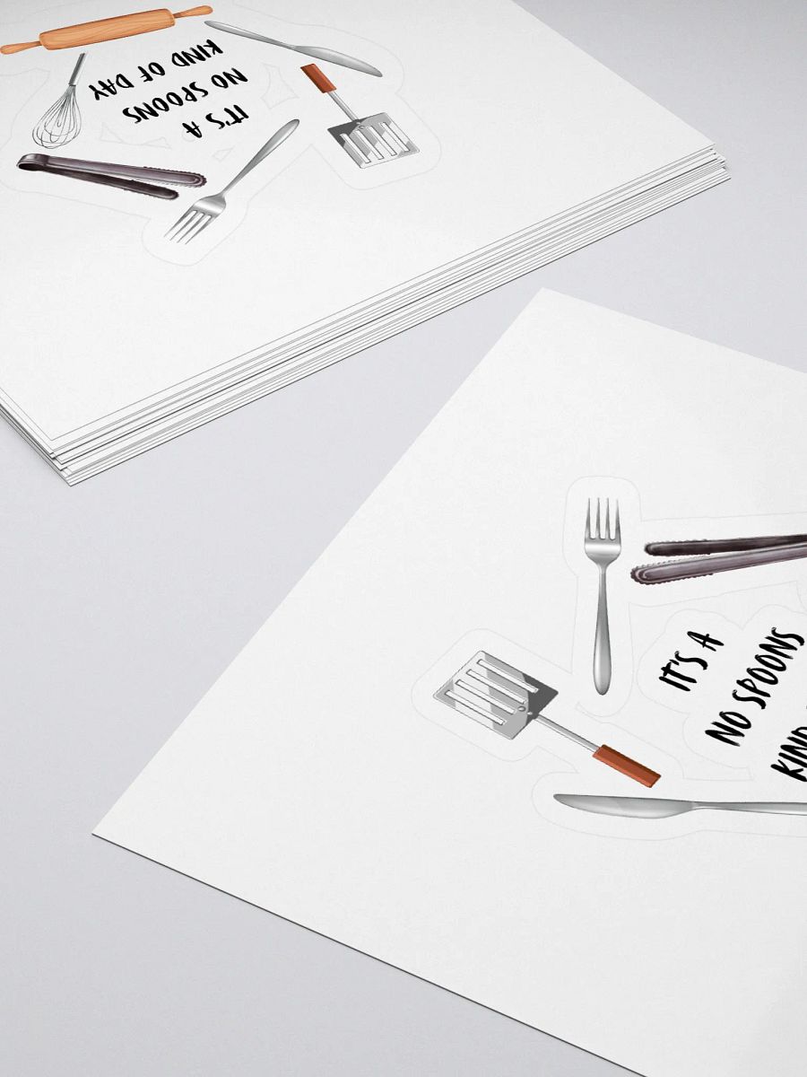 Sticker - It's a No Spoons Kind Of Day product image (4)