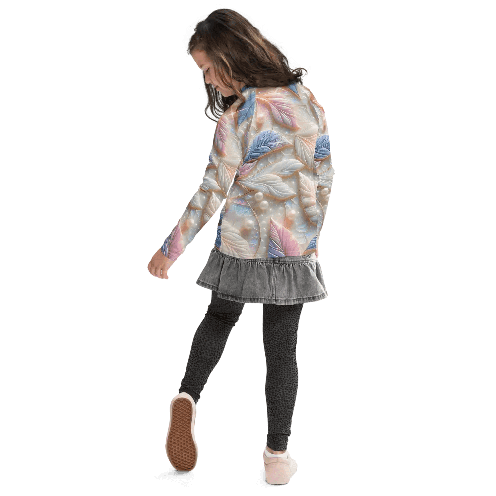 Dreamy Feathers Youth Rash Guard product image (10)