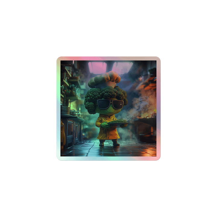 holographic LET HIM C O O K stickers product image (1)