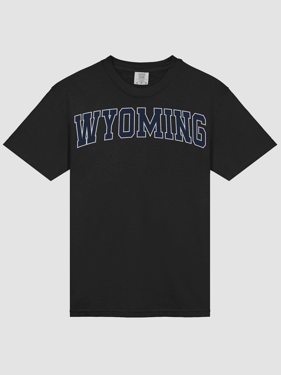 Wyoming Vintage Varsity Unisex Garment-Dyed T-shirt product image (24)