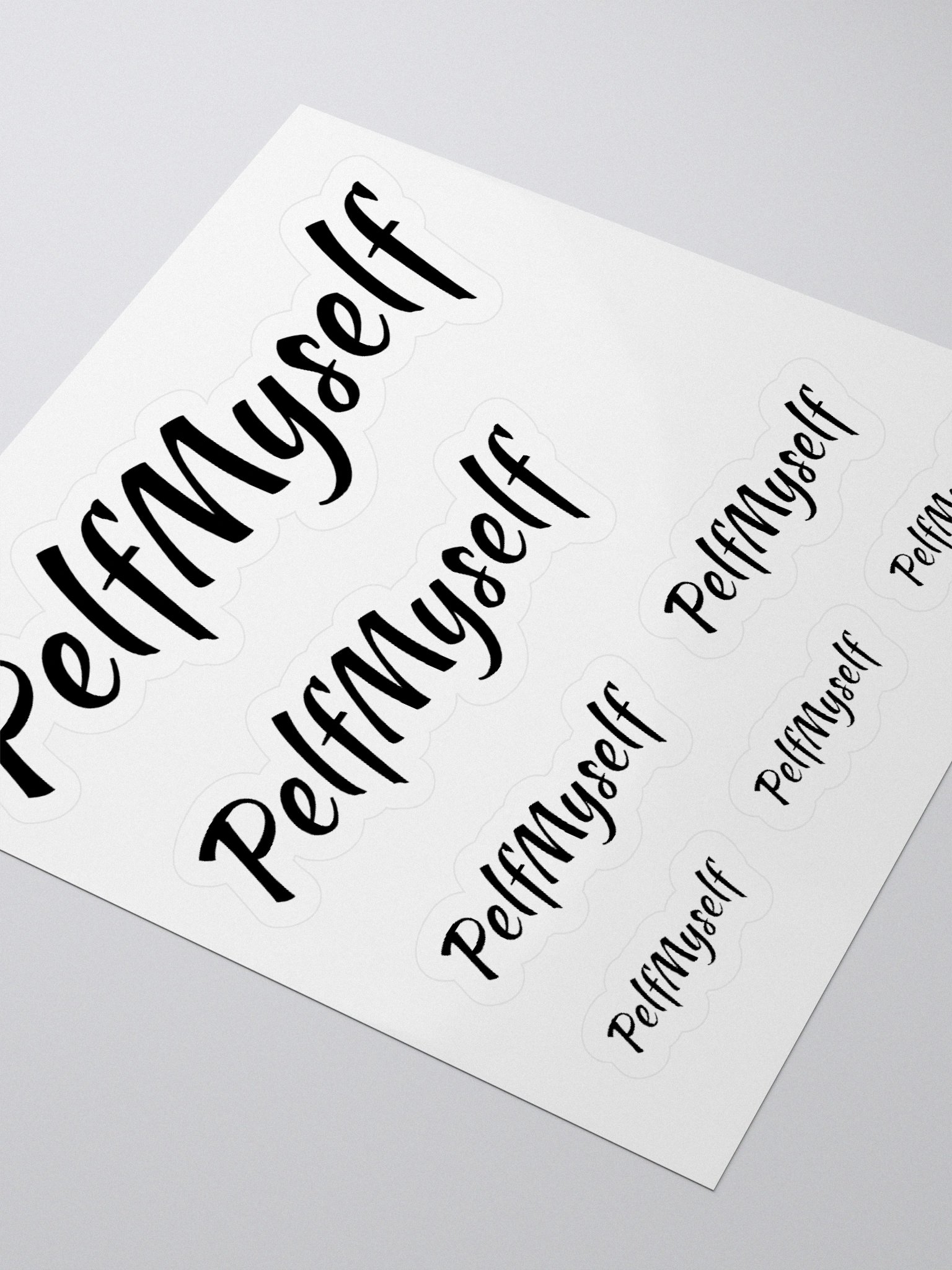 Pelfmyself kiss cut stickers (Multi sizes) product image (3)