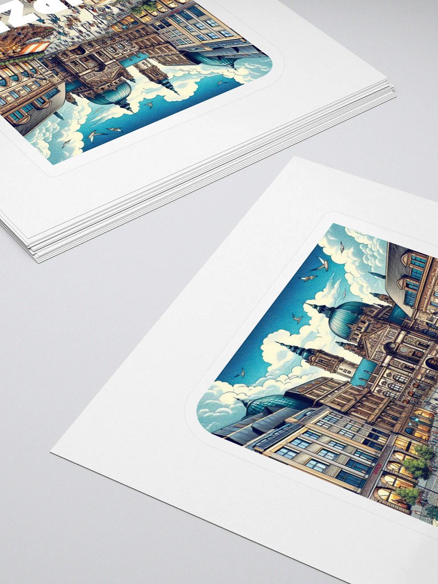 Make Your Mark Kiss Cut Stickers | AI Design Leipzig city product image (4)