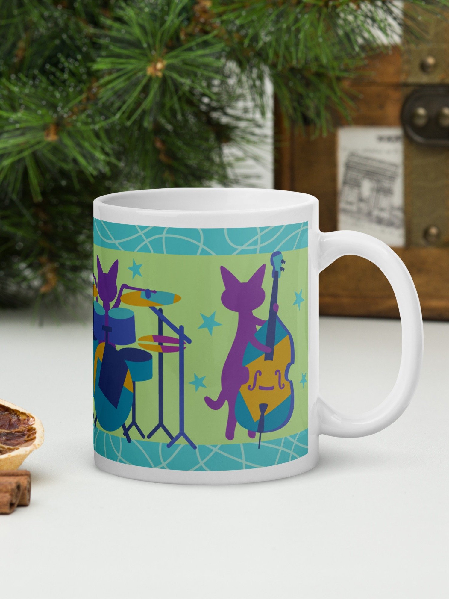 Jazz Music Cats 11 oz Mug product image (1)