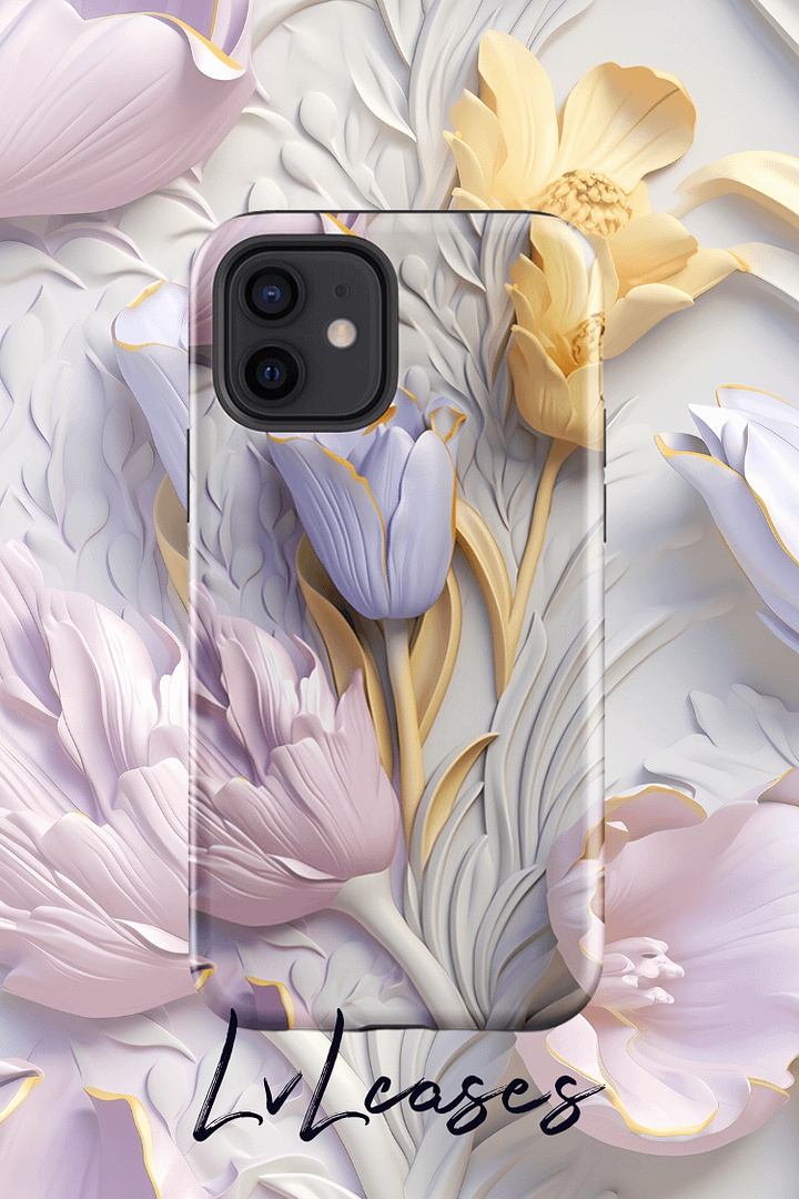 3D style Tulips iPhone Case product image (2)