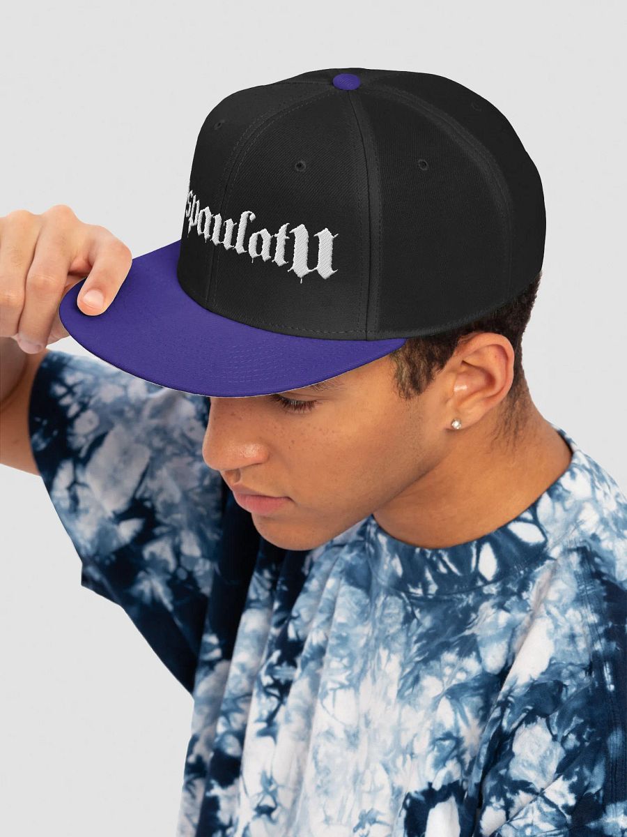 Embroidered White Logo Baseball Cap product image (7)