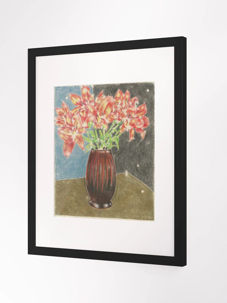 Lillies 7.5.12 print framed product image (10)
