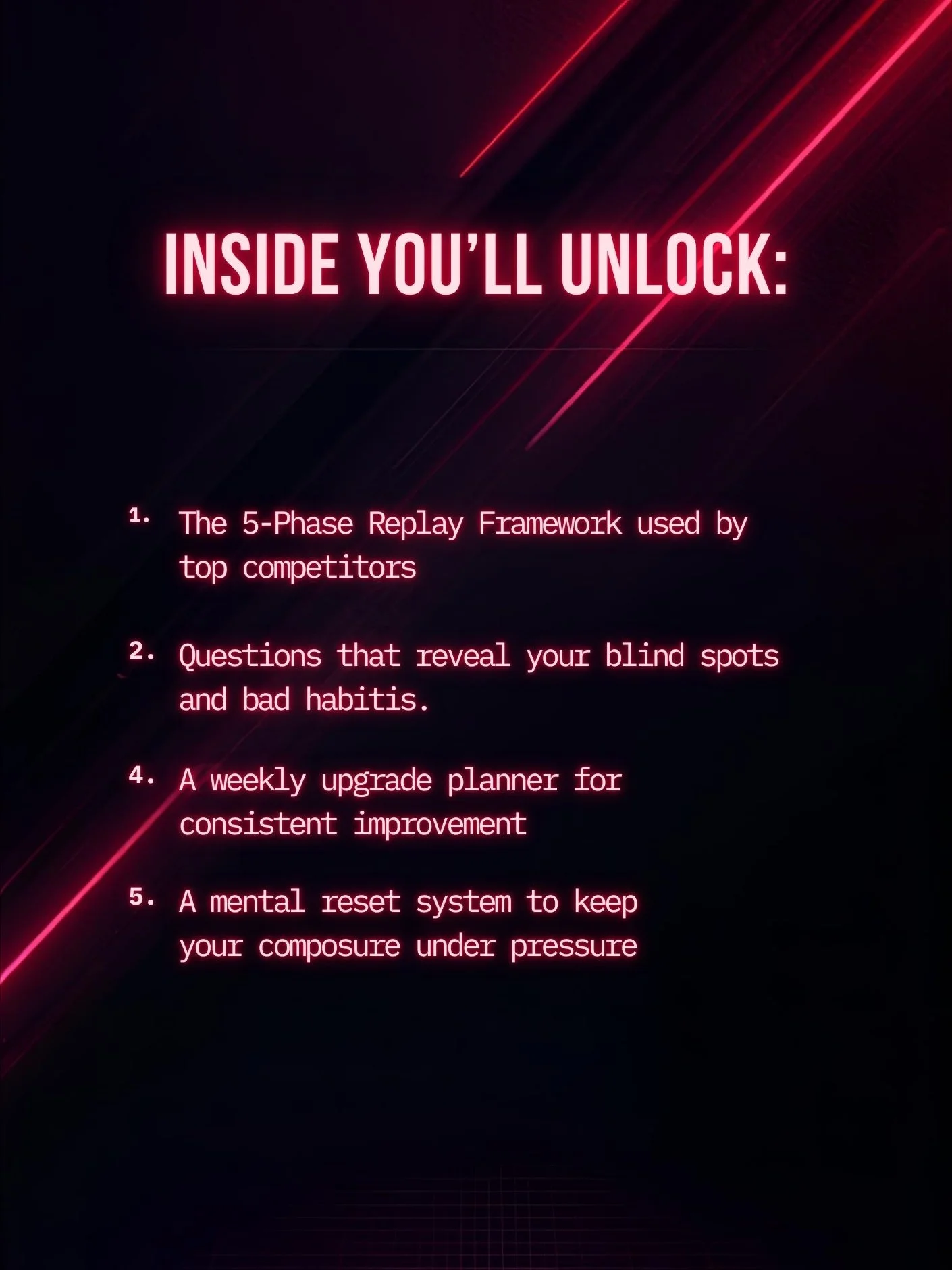 From Match to Mastery: The Replay Analysis Template for Competitive Players product image (3)