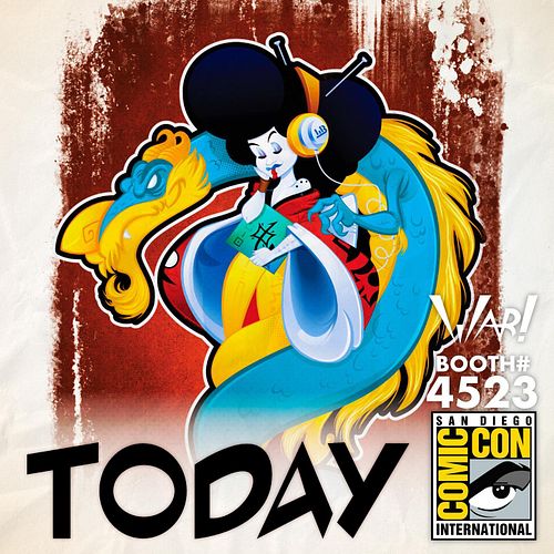If’s on! #SDCC3023 Booth 4523 under the 4500 sign. #warbrown