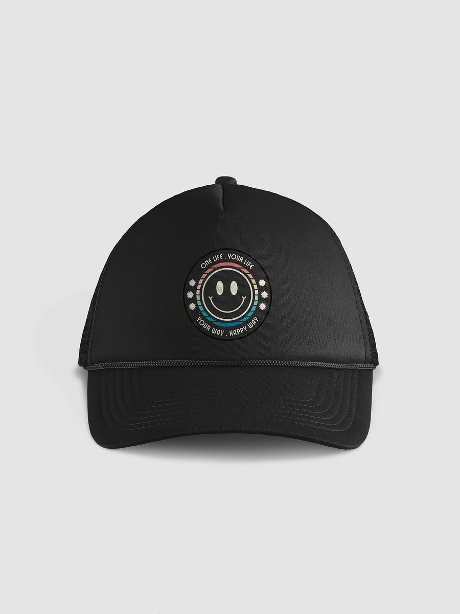 Happy Vibes Foam Trucker Hat product image (1)