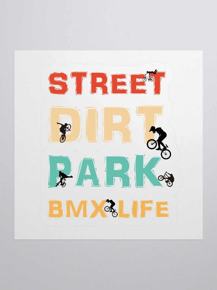 BMX Life Kiss Cut Stickers product image (1)