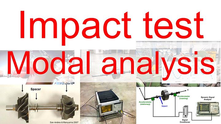 Part 14 - Impact Test (modal analysis) for Rotating Machines product image (1)