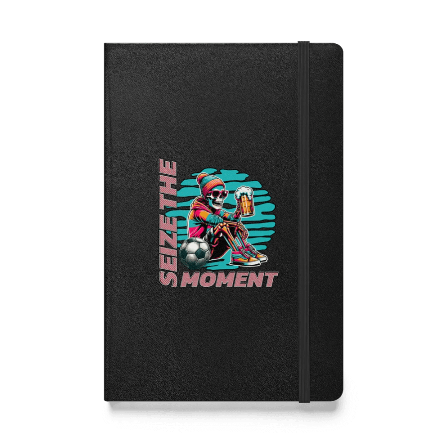 Seize The Moment Skeleton Beer Soccer Vibrant Journal product image (1)