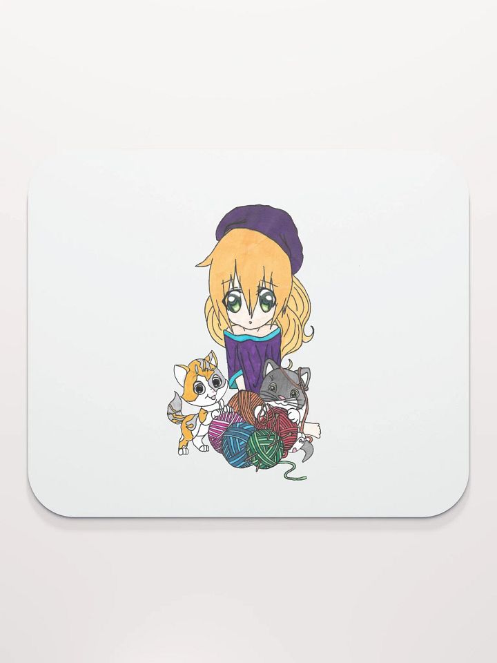 Xakaila and cats mousepad product image (2)