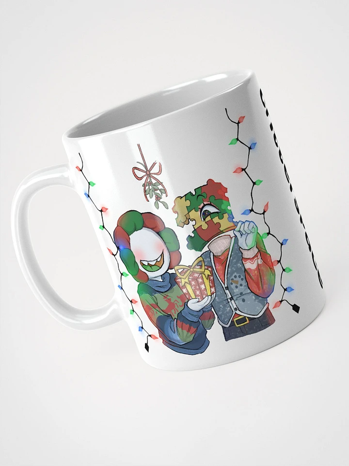 Christmas Jiggy and Flower Mug product image (1)