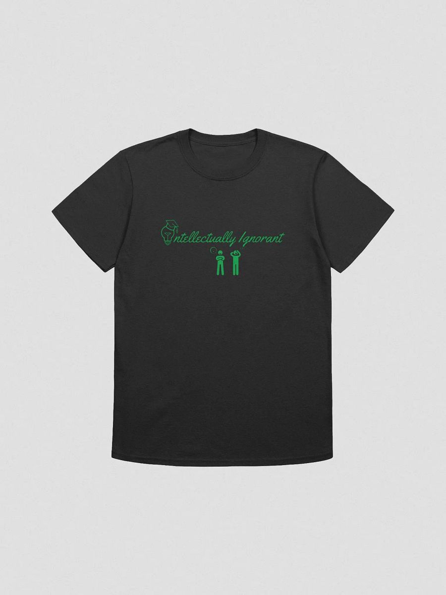Intellectually Ignorant (Green Logo) Unisex Softstyle T shirt product image (3)