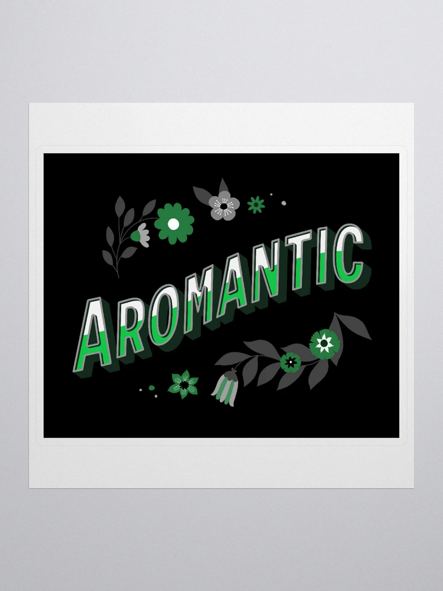 Floral Aromantic Sticker product image (2)