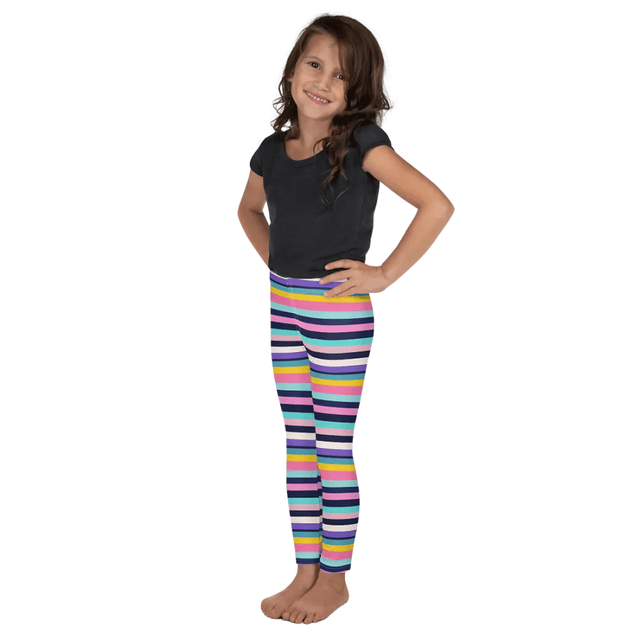 Stripes of Dyslexia Kids Leggings product image (4)
