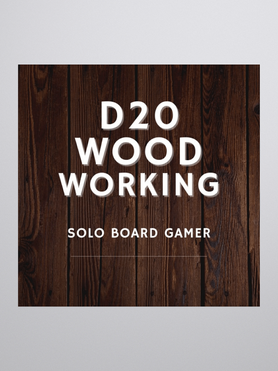 D20 Woodworking Sticker product image (1)