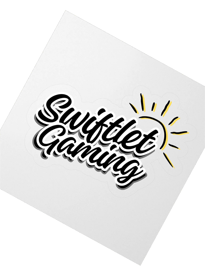 Dark & Moody Swiftletgaming Sticker product image (2)