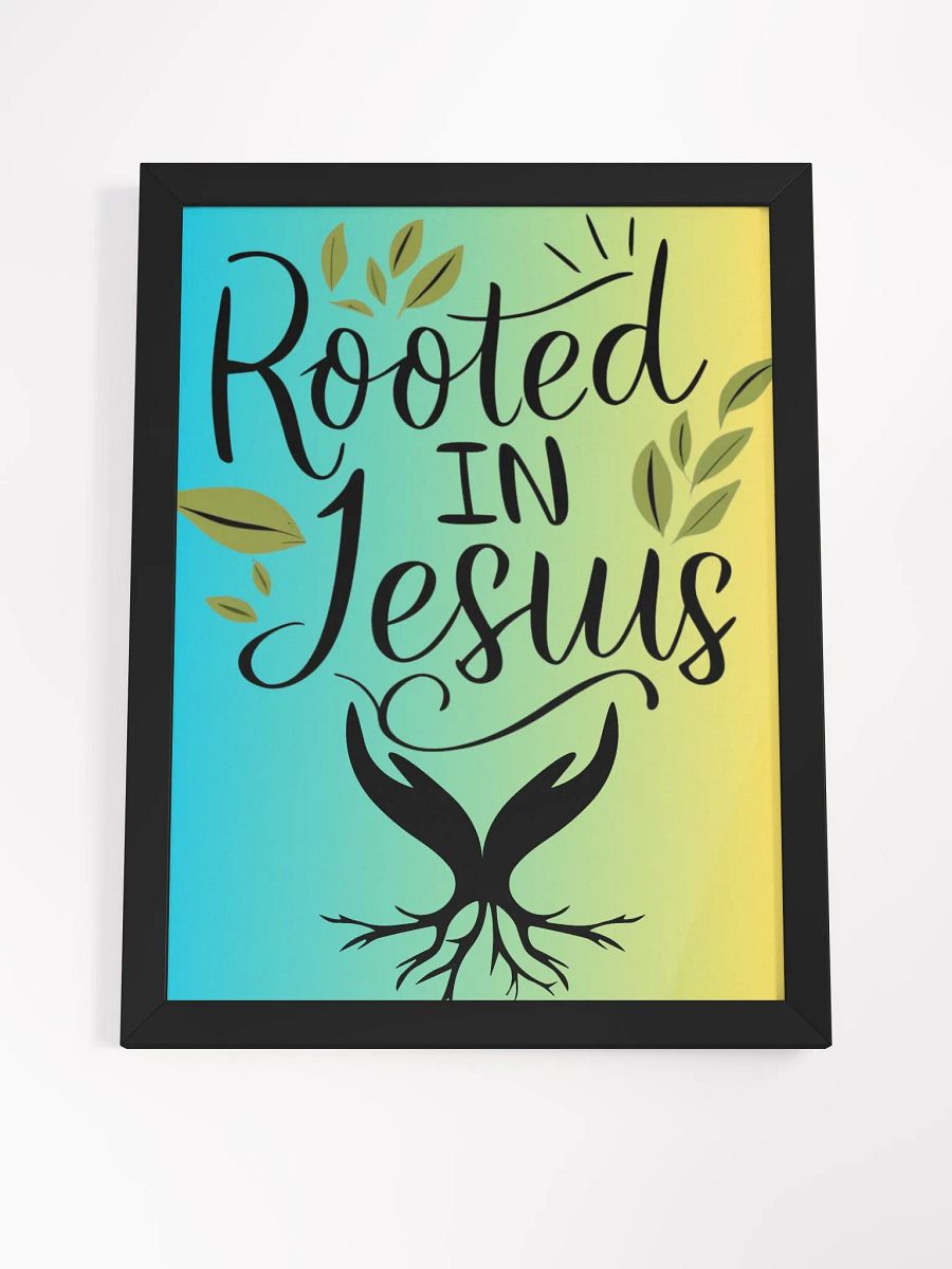 Rooted In Jesus Inspirational Wall Art product image (4)