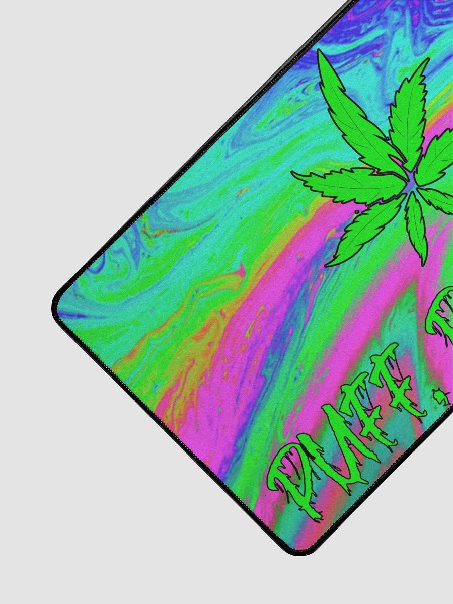 Psychedelic Cannabis Desk Mat-15.5" x 31.5" product image (3)