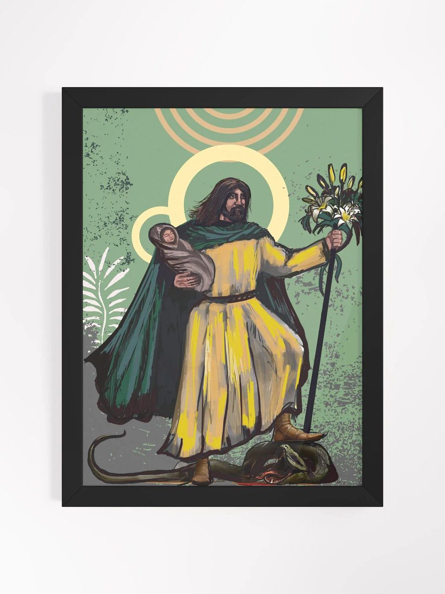 Saint Joseph Terror of Demons Framed Art Print. product image (1)