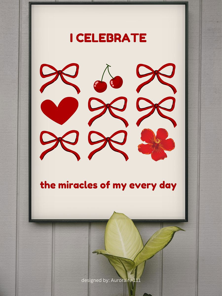 I Celebrate - Printable Wall Art | Digital Poster Download | Multiple Sizes Included product image (8)