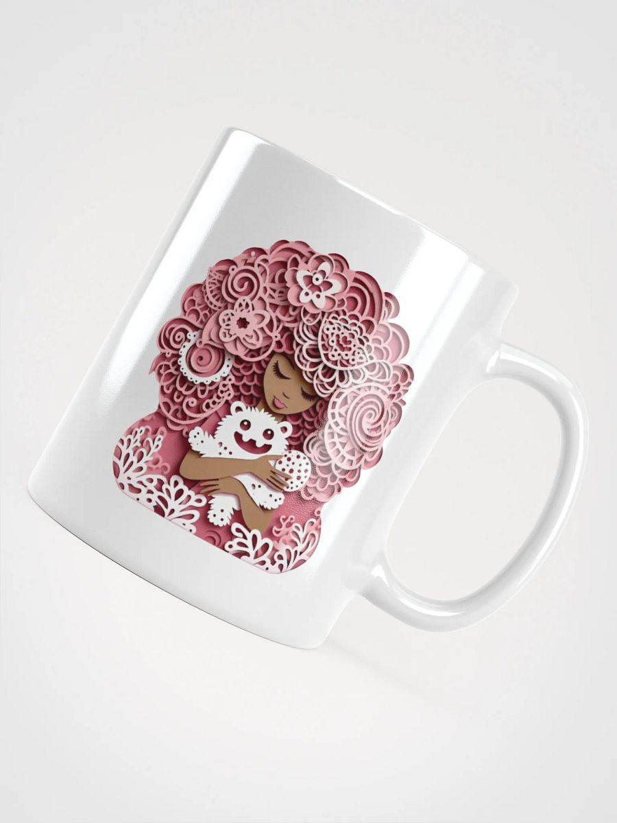 Whimsical Pink Curly Hair Mug product image (10)