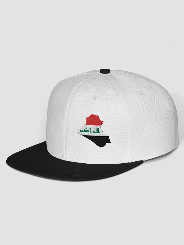 Iraq Map Wool Blend Snapback Cap product image (1)