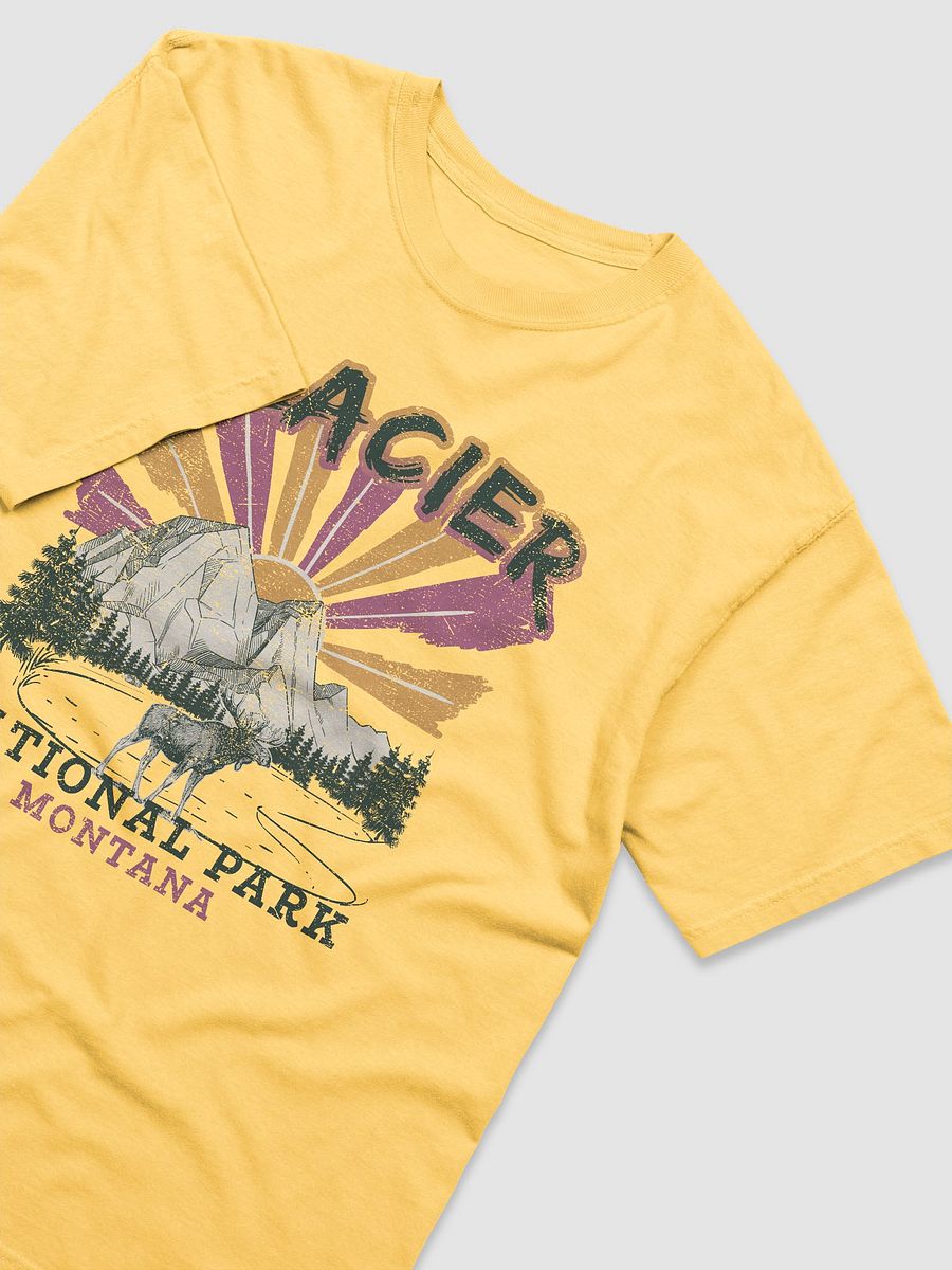 Glacier National Park, Montana Tee | Retro-Style Western T-Shirt for Travel and Road Trips product image (14)