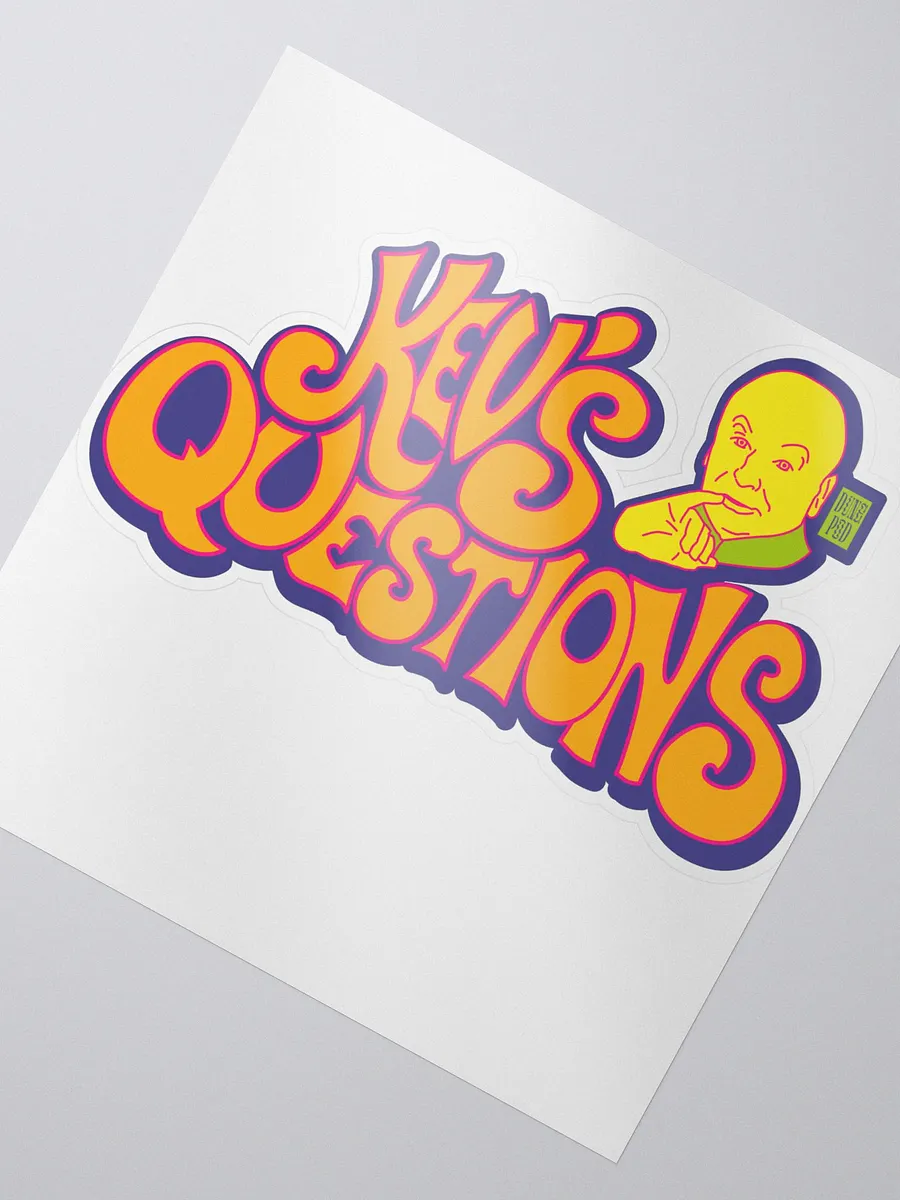 Kev's Questions Sticker! product image (2)